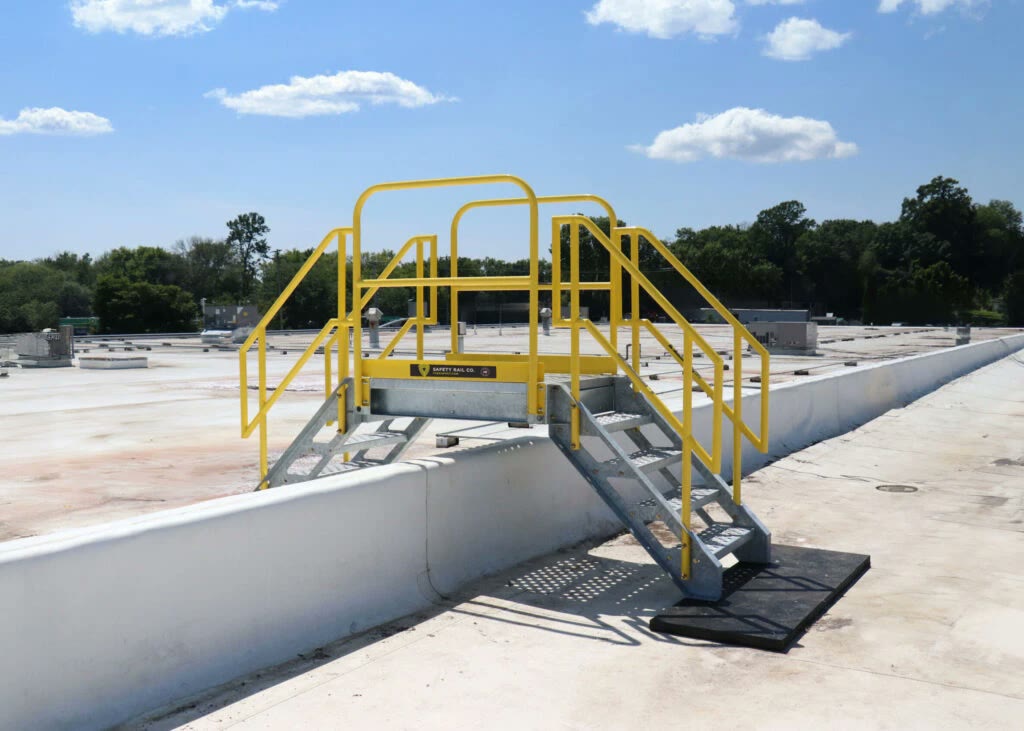 Pre-engineered modular platform replacing temporary scaffolding